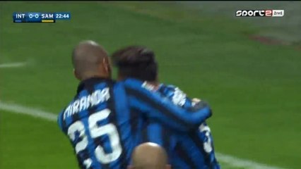 Danilo D'Ambrosio Goal HD - Inter 1-0 Sampdoria 20.02.2016 HD