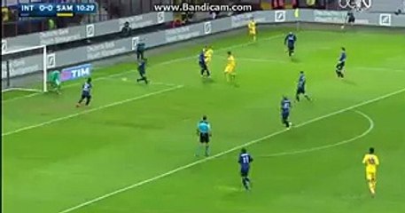 Samir Handanovic BIG Save - Inter 1-0 Sampdoria 20-02-2016