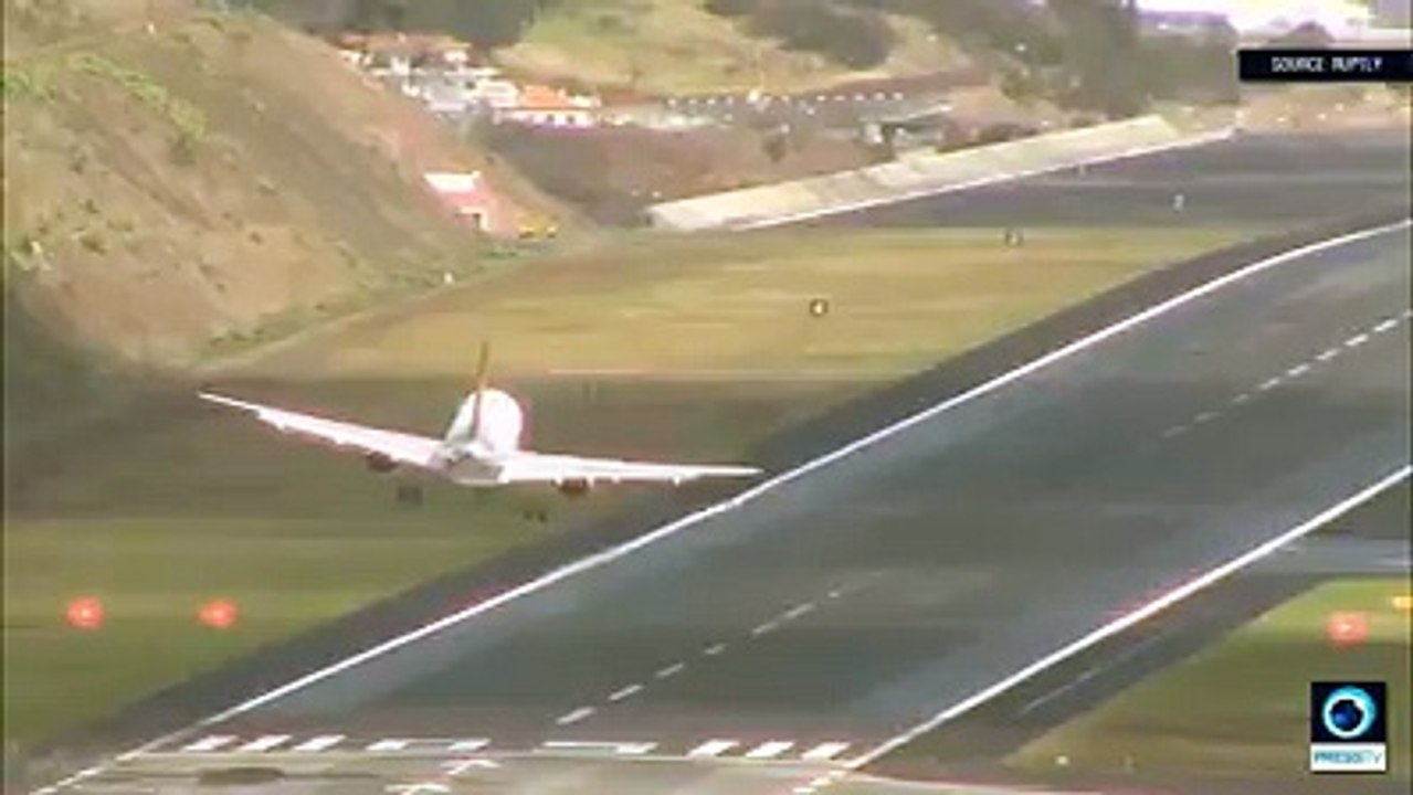 Watch pilots land in crazy crosswinds at Europe's ‘scariest’ airports in Portugal