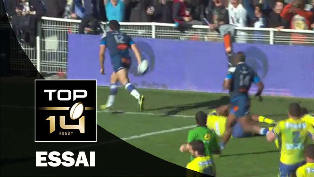 TOP 14 - Castres - Clermont : 17 - 28 Essai Rémi LAMERAT (CAS) - J15 - Saison 2015/2016