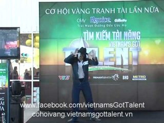 Nhảy kiểu Michael Jackson - Cơ hội vàng VietnamsGotTalent - Metro An Phú - HCM