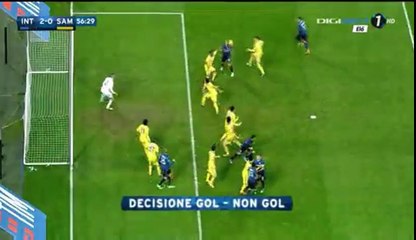 2-0  Miranda  Goal - Inter vs Sampdoria