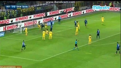 2-0 Miranda Goal - Inter vs Sampdoria 2-0