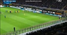 Half Time Goals Inter 1-0 Sampdoria 20-02-2016