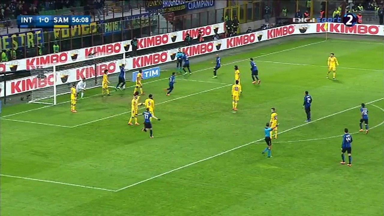 Miranda Goal HD - Inter 2-0 Sampdoria - 20-02-2016