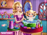 Барби принцесса: Барби купает ребёнка ( Barbie Princess: Barbie child bathes )