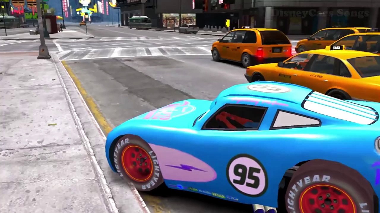 Spiderman Disney Pixar Fun Lightning McQueen Cars Super Hero Nursery Rhymes