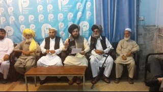Vice Chairman ISJ-PK during a Press Confrence at Peshawar Press Club ,
