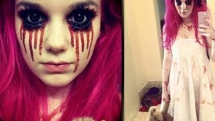 CREEPY LITTLE GIRL - Halloween Makeup Tutorial