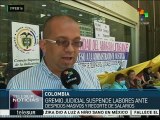 Colombia: trabajadores judiciales exigen mejoras laborales