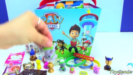 Paw Patrol and Shopkins Surprises in a Bucket