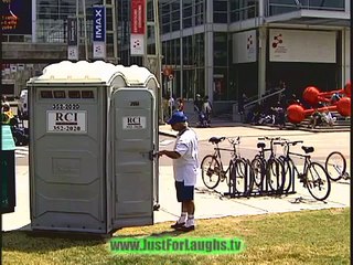 Head in the toilet prank Just For Laughs