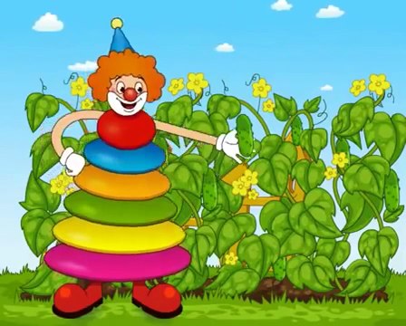 Веселая радуга. 4 серия. Зеленый цвет. Развивающий мультфильм