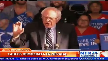 Sanders reconoce su derrota en el caucus de Nevada y pone sus esperanzas en el “supermartes”
