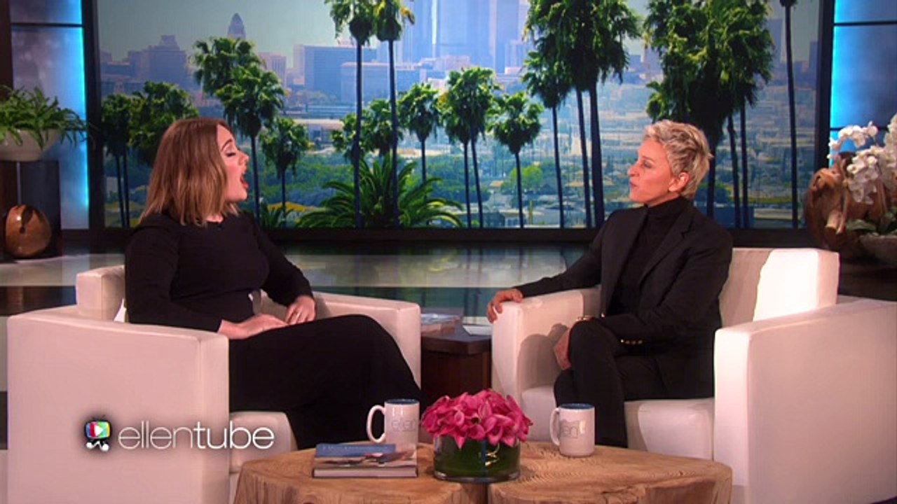 Adele appeared on "The Ellen Show" and talked about her Grammys performance.