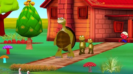 Finger Family Children Nursery Rhymes By Tortoise And Ants Cartoons | Finger Family Rhymes
