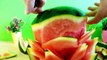 How to Make Watermelon Roses _ Beautiful Rose Flower Watermelon Garnish _ Food Decoration