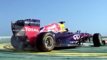 Red Bull Racing F1 Stunt on Burj Al Arab Helipad (Official Video)