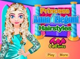 Princess Anna Elegant Hairstyles: Disney princess Frozen - Best Baby Games - Games For Girls