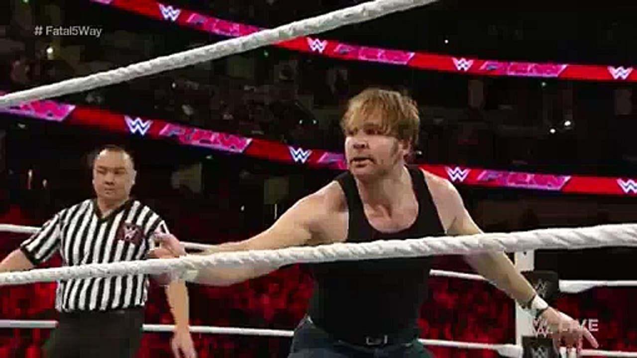 WWE-Intercontinental Championship Fatal 5-Way Match Raw, February 15, 2016 (1)