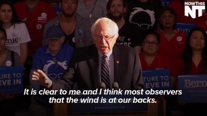 Sanders' Burn Not Extinguished  By Nevada Loss
