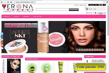 Comment passer une commande verona maroc