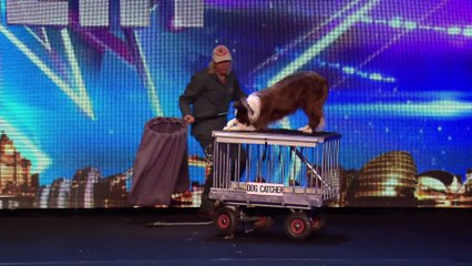 ---Catch Jules and Matisse the dog in action - Britain's Got Talent 2015