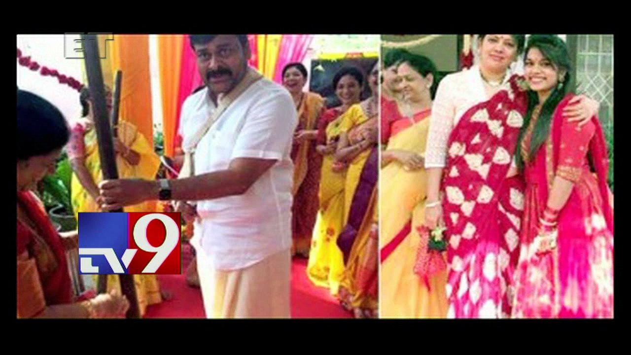 Chiranjeevi and Ram Charan busy with wedding works