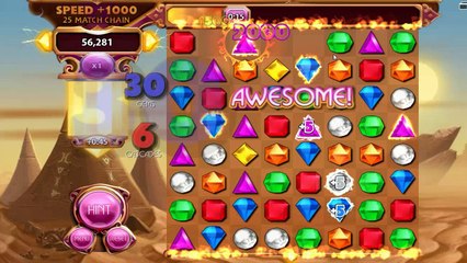 Bejeweled 3 gameplay | Lightning mode part 1
