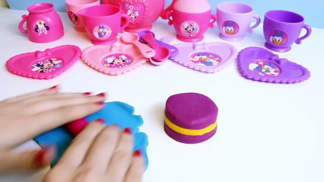 Minnie Mouse Bow-tique Play Doh Tea Playset Disney Junior Mickey Mouse Toys Juego de Té Plastilina