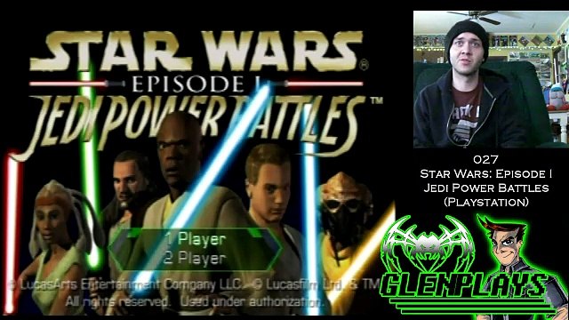 Glenplays: Star Wars: Episode I: Jedi Power Battles (Playstation)