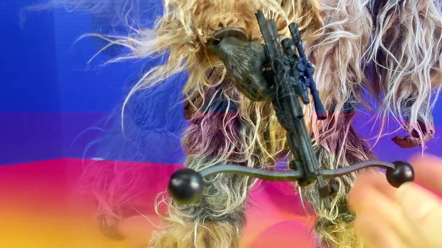 Disney Star Wars Chewbacca Animatronic Interactive Figure Bowcaster Darth Vader Yoda Light