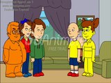 Garfield babysits Caillou and Odie (S01E04)