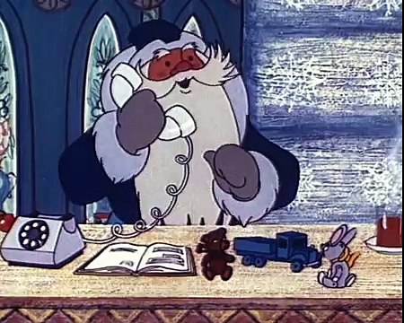 Новогодние мультфильмы - Дед Мороз и серый волк