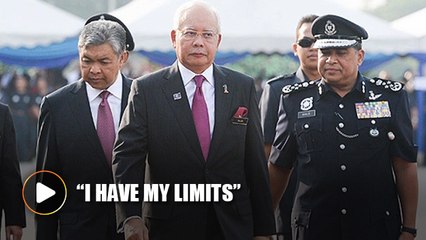Najib: I'm patient, but don't cross the line