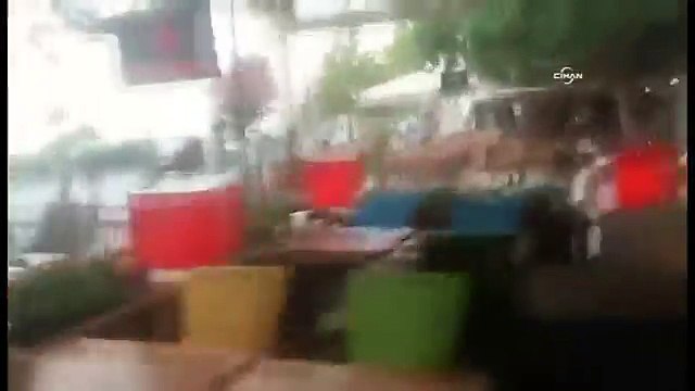 işte hortum sırasında yaşanan korku dolu anlar