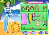 BARBIE dress up game in the beach dress up video games for girls Jeux de fille, juegos gratis v88S