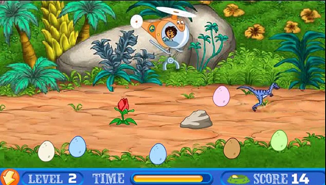Диего собирает яйца динозавров ( Diego collects dinosaur eggs )