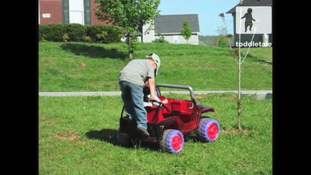 Toddler throws his tonka truck in reverse - Toddler shows his family his baseball skills - Active Toddlers -toddletale