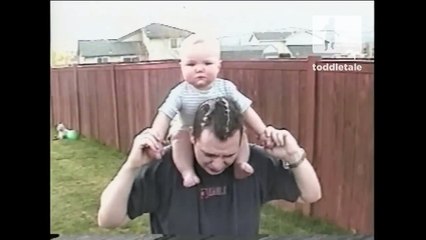 Baby gets sick and pukes on dad's head - Funny Accidents - toddletale