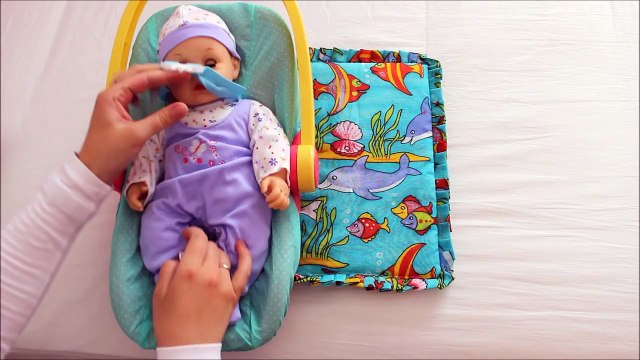 Baby doll toy Minnie Mou[-s-e-] nur[-s-e-] doctor play[-s-e-]t changing diaper bottle feeding putting bab