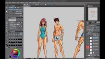 How to draw - Drawing muscles & Anatomy for anime - Pecks, deltoid, and biceps