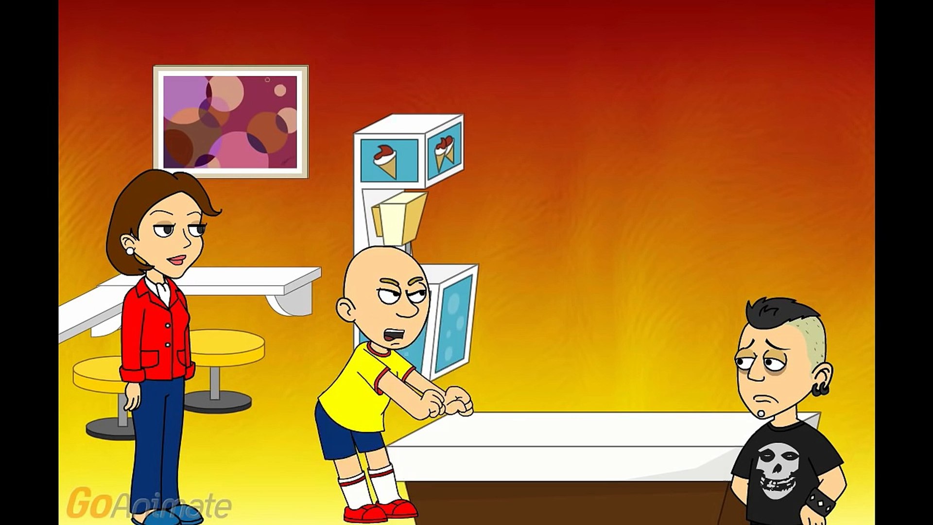 Caillou Misbehaves At Gamestop Video Dailymotion