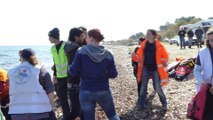 Accostage de migrants au sud de l'île de Lesbos