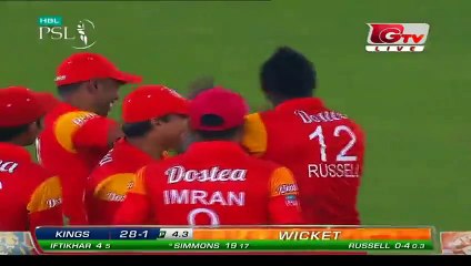 LMP Simmons out catch & ball Russell