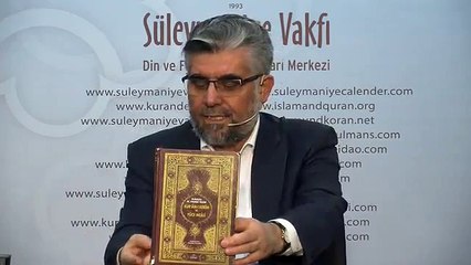 Nisa 36 - Ana Baba ve yakınlara iyi davranma - KURAN SOHBETLERi (08.12.2015)