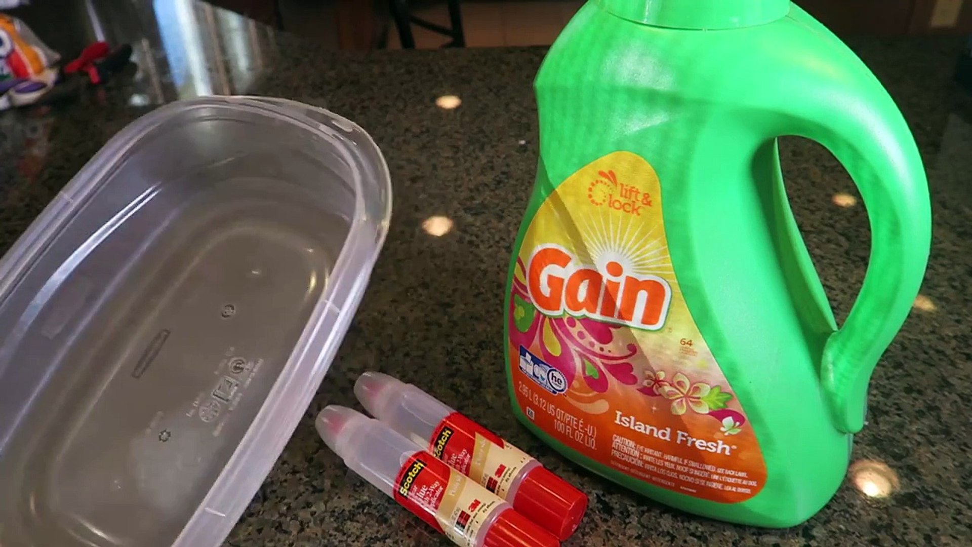 laundry detergent slime recipe
