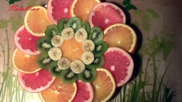 Фруктовая тарелка (нарезка). Варианты оформления фруктовой нарезки.