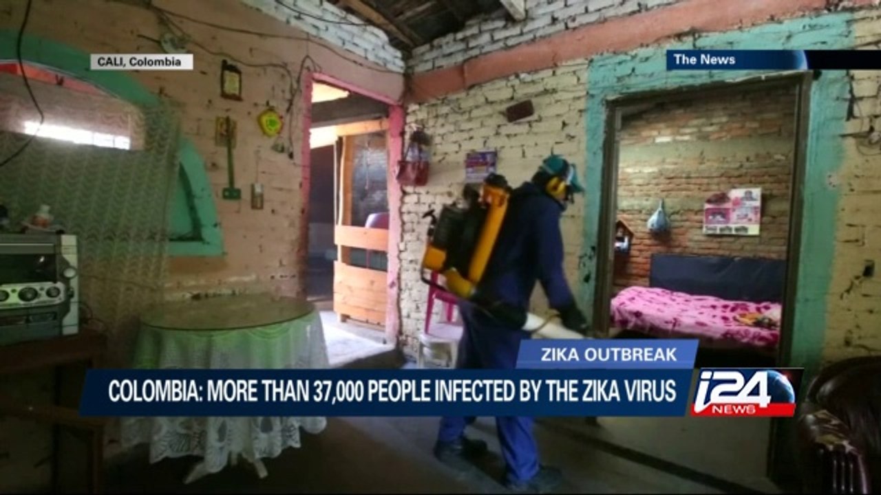 Colombia : more than 37,000 people infected by Zika virus