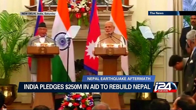 India pledges $250M in aid to rebuild Nepal